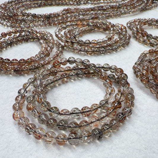 3-Wrap Premium Black Gold Super Seven Bracelet For Retailer, Diy Jewelry Projects
