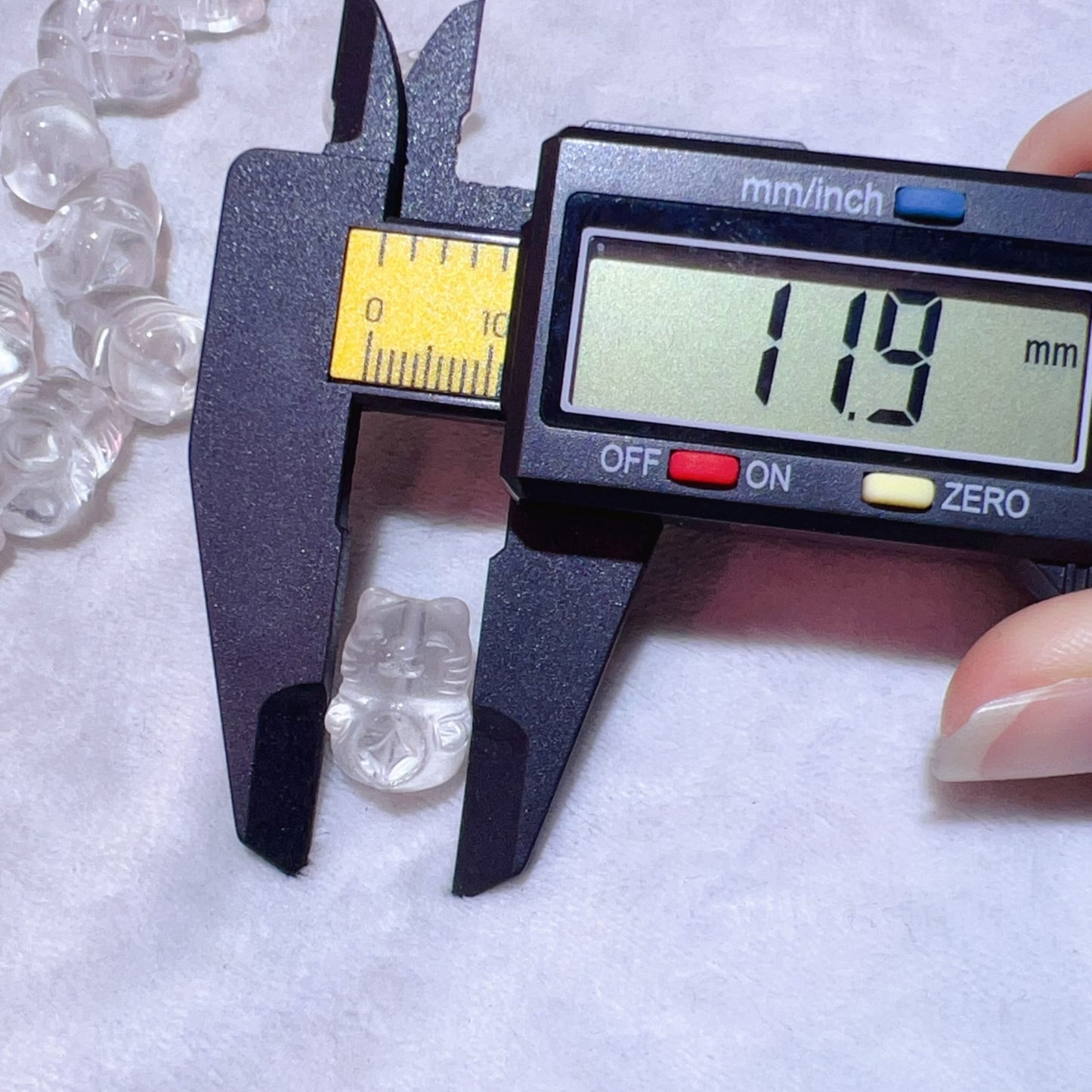 Natural Clear Quartz Lucky Cat Beads | Diy Jewelry Supplies For Necklaces, Bracelets