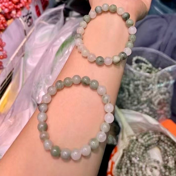 8Mm+ Natural Xinjiang Turquoise Bracelet – For Spiritual Protection And Good Fortune