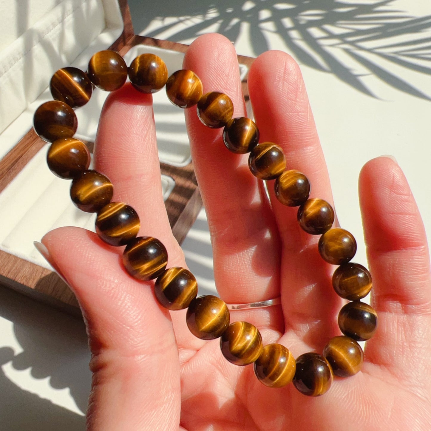 Captivating Brown Tiger Eye Bracelet | 8Mm Healing Stone Beads | Energize Your Spirit And Enhance Your Style With Gemstone Jewelry