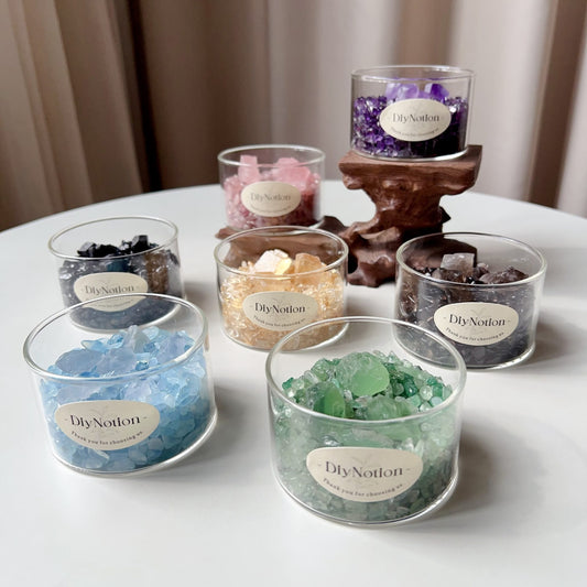 Healing Crystal Chip Cup With Raw Stones – Aromatherapy Diffuser, Spiritual Decor For Energy Balance And Space Purification
