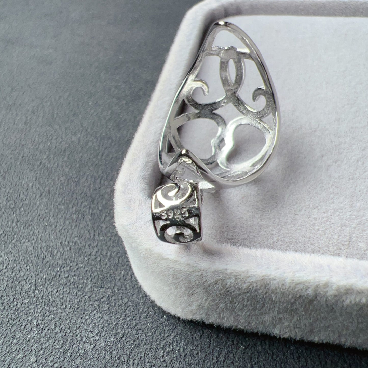 925 Sterling Silver Sphere Holder Pendant | Unique Diy Jewelry Craft Finding For Personalized Accessories