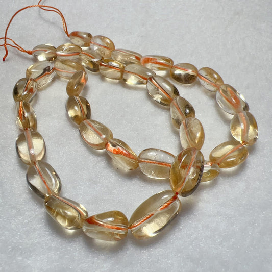 Authentic Irregular-Shaped Citrine Gemstone Strand For Jewelry Crafting