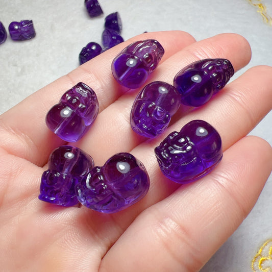 Cute Jewelry Accessory – High-Quality Amethyst Pixiu Bead Charms For Diy Jewelry Project