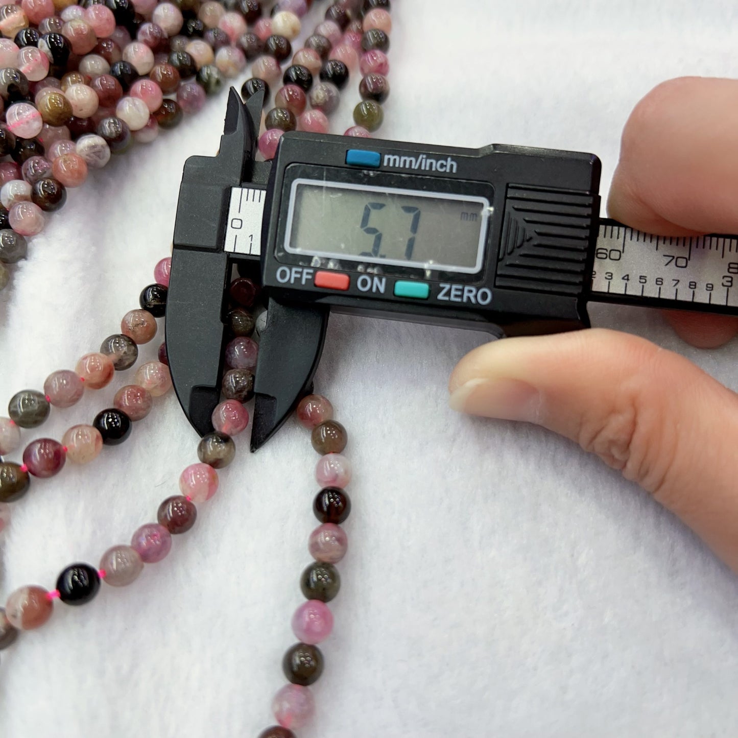6Mm Natural Assorted Tourmaline Round Bead Strands | Ideal For Diy Jewelry Projects – Create Stunning Bracelets, Necklaces, And Crafts
